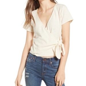 MADEWELL TEXTURE & THREAD Front Top Wrap Medium Neutral
